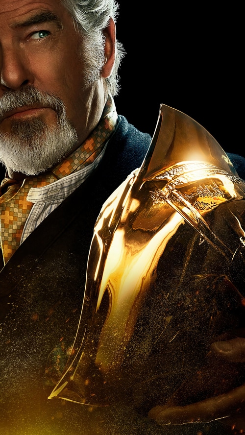 Pierce Brosnan as Doctor Fate in Black Adam Poster