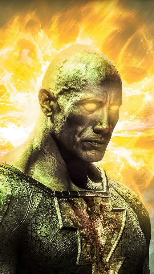 Black Adam played by Dwayne Johnson