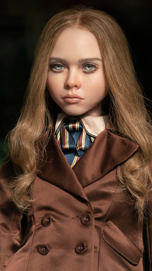 M3gan, a doll from the 2022 horror movie