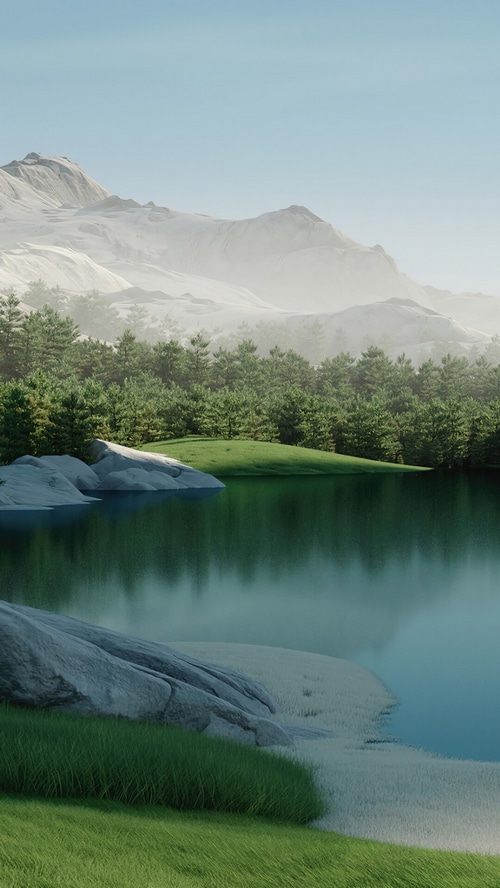 Microsoft Windows 11 Landscape Scenery