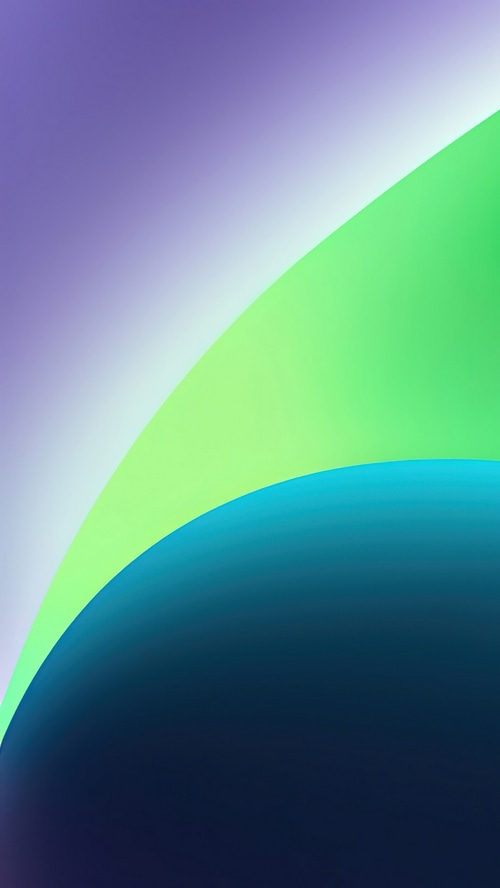 iPhone 14 iOS 16 Abstract Green