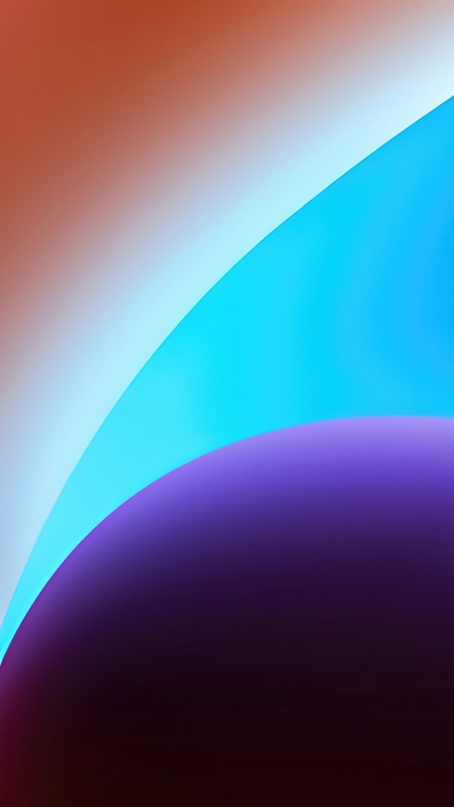 Abstract curves with blue, purple, and orange gradients