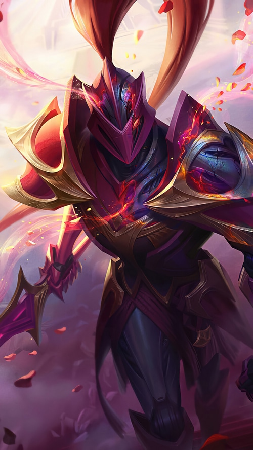 Rose Knight in Fantasy Armor