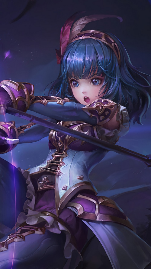 Fantasy Mage Girl with Staff