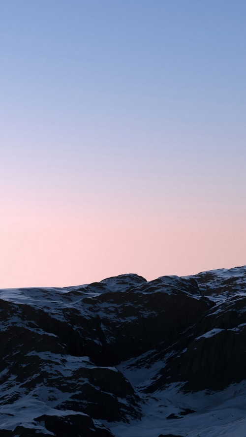 Windows 11 mountains at sunrise