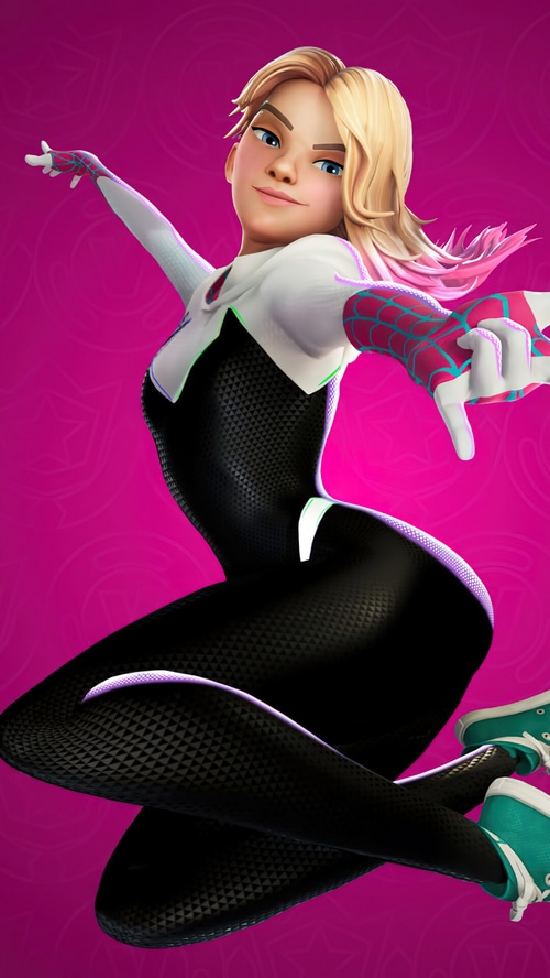Spider-Gwen in Fortnite Battle Royale