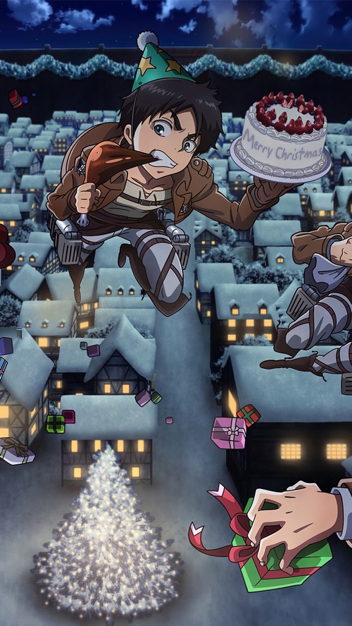 Eren Yeager celebrates Christmas in Attack on Titan