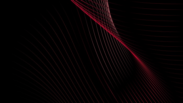 Abstract Red Lines on Black Background 4K