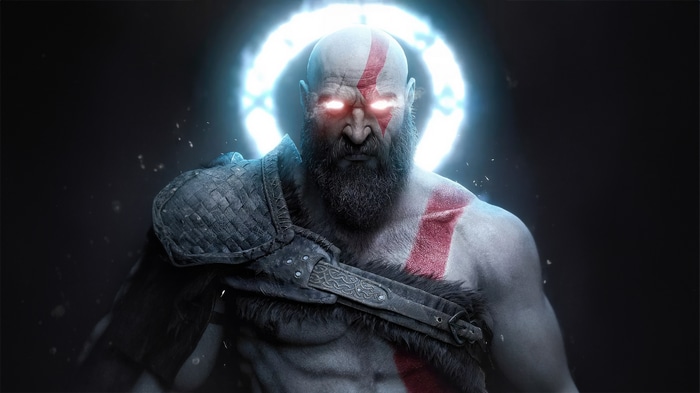 Kratos from God of War Ragnarok artwork