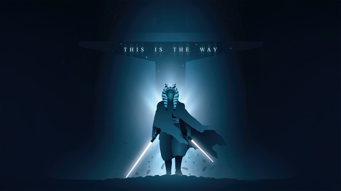 Ahsoka Tano with Lightsabers "This is the Way"