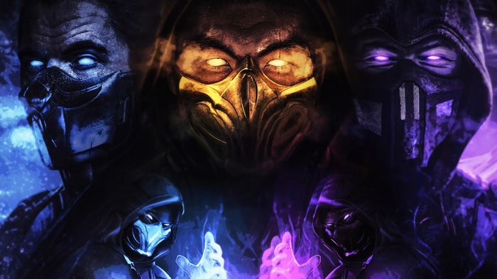 Mortal Kombat 11 Characters with Glowing Eyes
