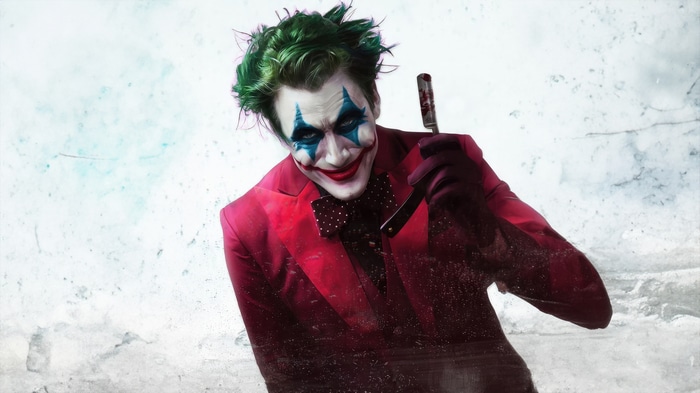 Joker Holding A Straight Razor, Hd Wallpaper | Rare Gallery