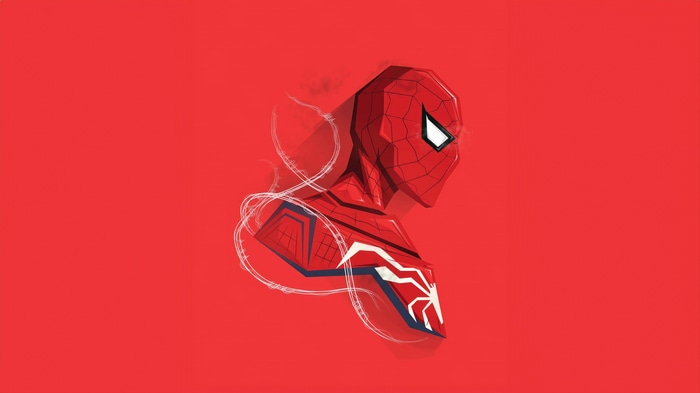 Minimalist Spiderman Artwork