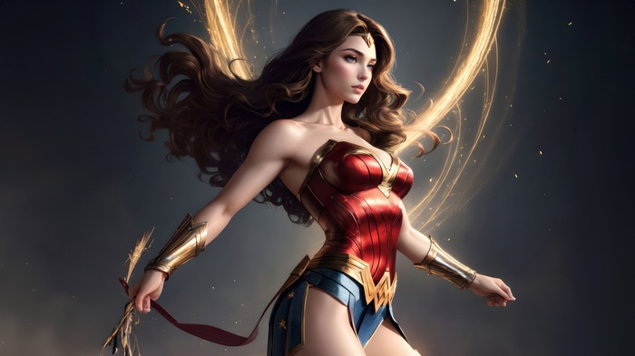 Wonder Woman Artwork 4K