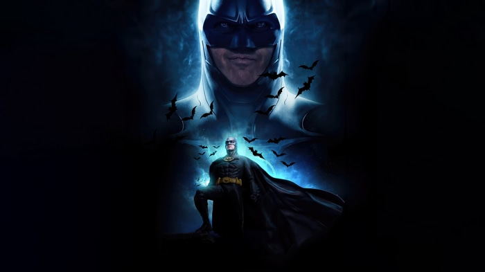 Batman Artwork with Bats