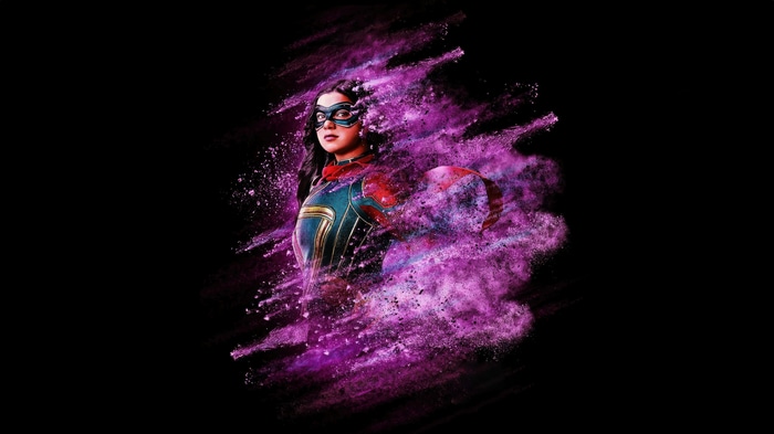 Ms. Marvel Kamala Khan Artwork 4K