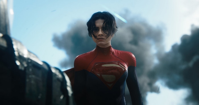 Sasha Calle as Supergirl in The Flash Movie 4K