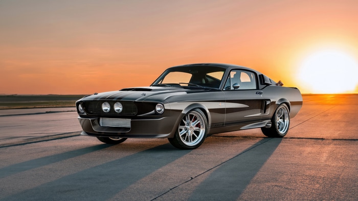 1967 Shelby GT500 Mustang at Sunset