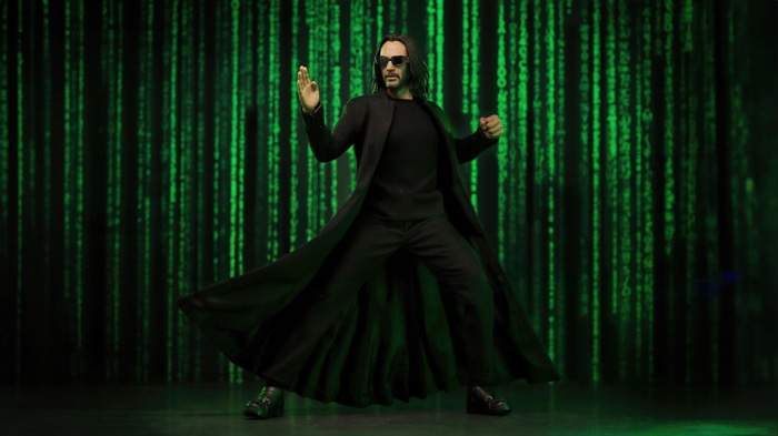 Keanu Reeves as Neo in The Matrix 4K