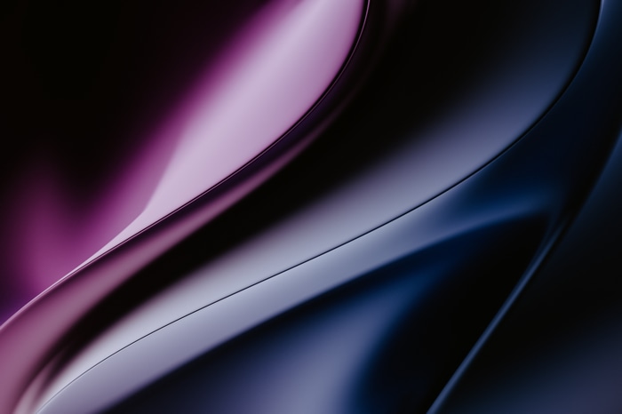 Abstract digital art with purple and blue hues