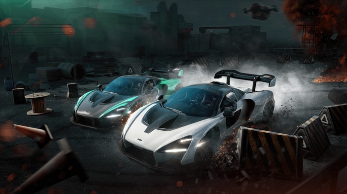 McLaren Senna cars in a PUBG New State Mobile scene