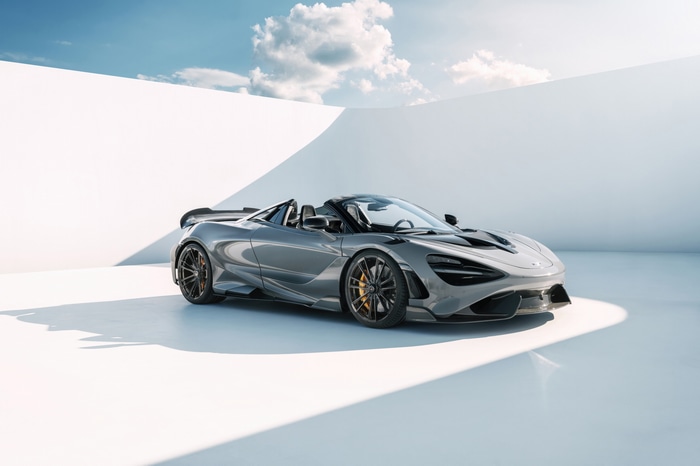 McLaren 765LT Spider in a minimalist setting