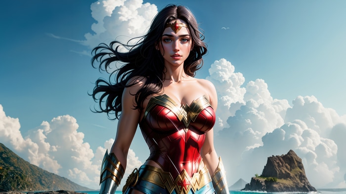 Wonder Woman artwork 4K