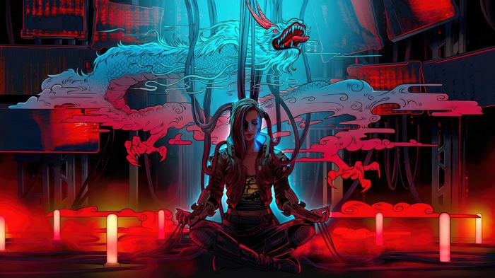 Cyberpunk 2077 Dragon Meditation 4K