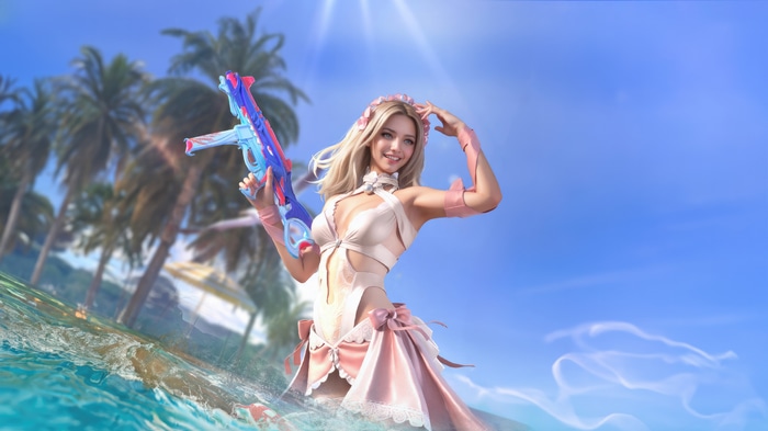 PUBG Summer Queen with Water Gun