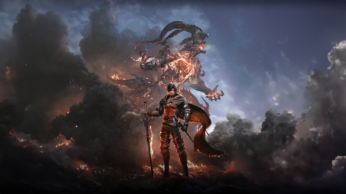 Clive and Ifrit from Final Fantasy XVI 4K