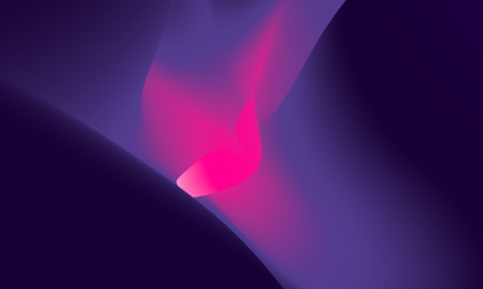 Abstract digital art with purple and pink gradients