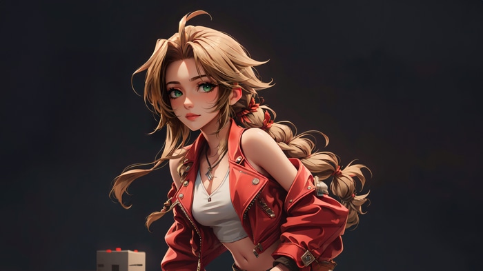 Aerith Gainsborough from Final Fantasy artwork
