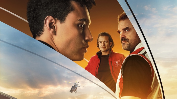 Gran Turismo Movie Poster with Actors