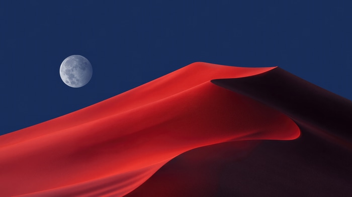 Windows 4K Desert Dunes Moon