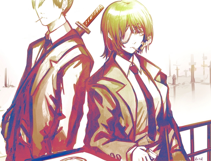 Himeno and Aki Hayakawa from Chainsaw Man