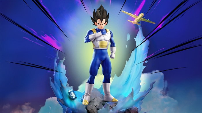Vegeta from Dragon Ball Super in Fortnite
