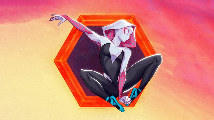 Gwen Stacy in Spider-Man: Across the Spider-Verse Artwork