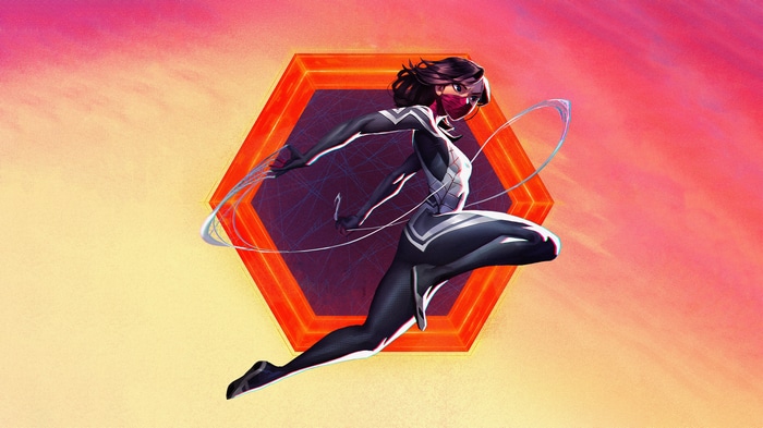 Silk in Spider-Man: Across the Spider-Verse 4K