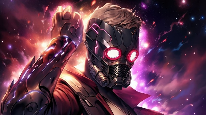 Star Lord Artwork 4K