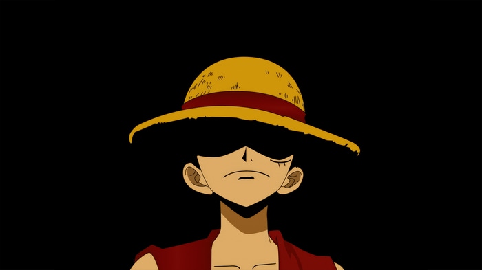 Monkey D. Luffy in One Piece Minimalist Artwork