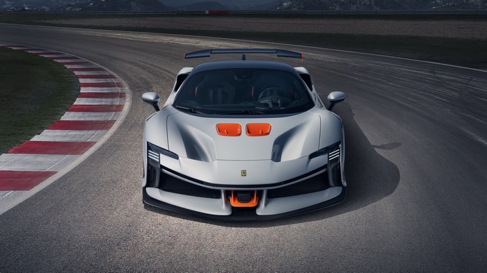Ferrari SF90 XX Stradale on a Race Track