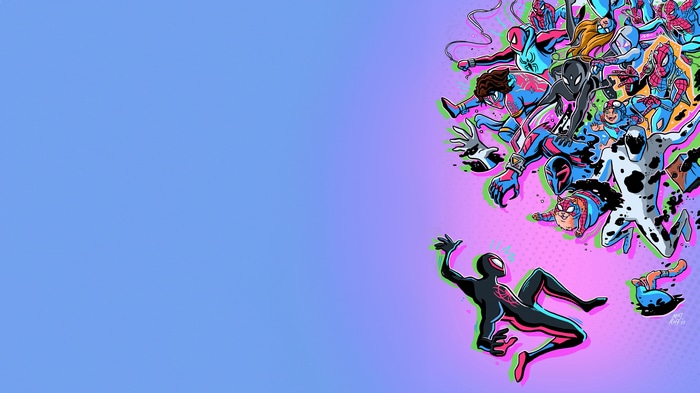 Spider-Man: Across the Spider-Verse characters artwork