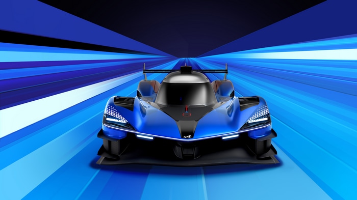 Alpine A424 Le Mans Hypercar racing car