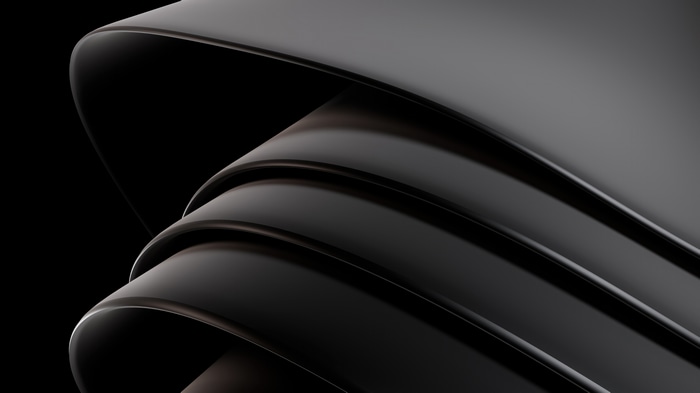 Abstract dark flowing shapes 4K
