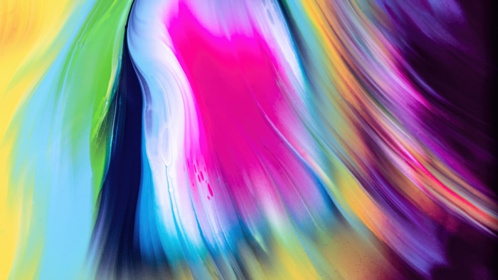 Abstract colorful artwork with digital art