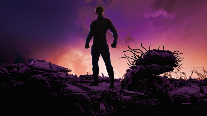 Star Lord in Guardians of the Galaxy Vol. 3 4K