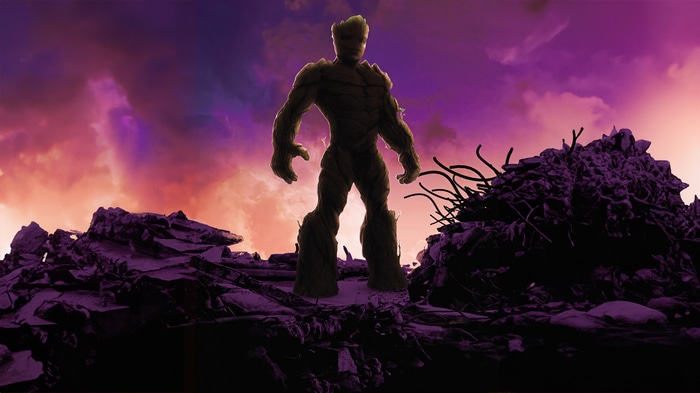 Groot in Guardians of the Galaxy Vol. 3 4K