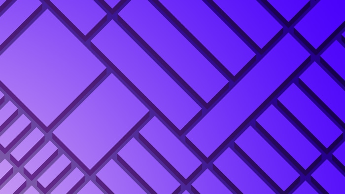 Abstract purple geometric pattern with 3D effect