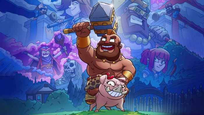 Clash Royale Hog Rider and Pig