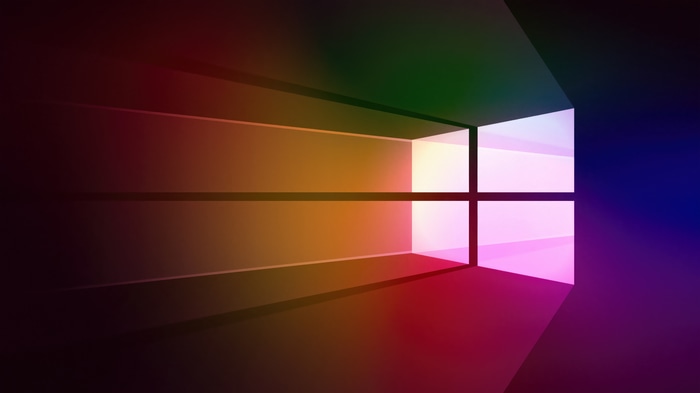 Windows 10 Logo Abstract Light